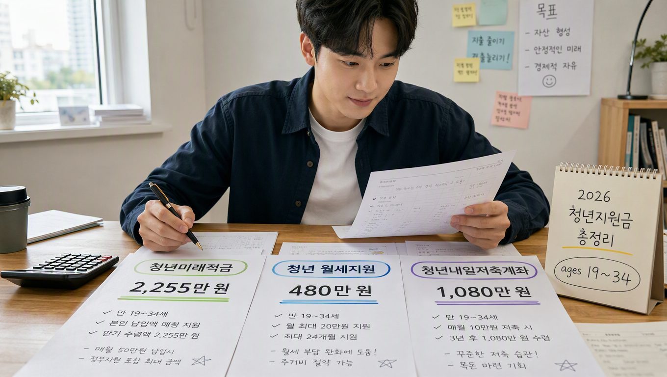 2026 청년 지원금 종류별 지원 내용과 신청 준비